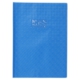 Protège-cahier Grain Losange A4, PVC 18/100, coloris bleu, avec porte-étiquette,image 1
