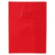 Protège-cahier Grain Losange A4, PVC 18/100, coloris rouge, avec porte-étiquette,image 1