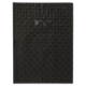 Protège-cahier Grain Losange A4, PVC 18/100, coloris noir, avec porte-étiquette,image 1