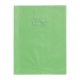 Protège-cahier Grain Cuir A4, PVC 20/100, coloris vert clair, avec porte-étiquette,image 1