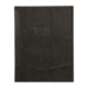Protège-cahier Grain Cuir 240x320, PVC 20/100, coloris noir, avec porte-étiquette,image 1