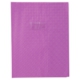Protège-cahier Grain Losange 240x320, PVC 18/100, coloris violet, avec porte-étiquette,image 1