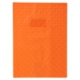 Protège-cahier Grain Losange 240x320, PVC 18/100, coloris orange, avec porte-étiquette,image 1
