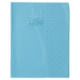 Protège-cahier Grain Losange 240x320, PVC 18/100, coloris bleu clair, avec porte-étiquette,image 1
