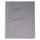 Protège-cahier Grain Cuir 240x320, PVC 20/100, coloris gris, avec porte-étiquette,image 1
