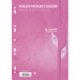 Feuillets mobiles Ligne 7000 A4, paquet filmé de 50 feuilles perforées 80 g/m², coloris rose, Séyès,image 1