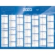 Calendrier de banque bleu r/v°, 43x33,5 FR,image 2