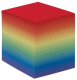 Bloc cube papier Arc-en-ciel - 700 feuillets,image 1