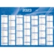 Calendrier de banque bleu r/v°, 55x40,5 FR,image 2