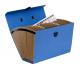 Trieur accordéon Handifile Bankers Box, 19 compartiments, en fibres recyclées, extérieur bleu,image 2