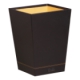 Corbeille à papier Rhodiarama, 20 litres, simili cuir, coloris noir,image 1