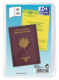 Etui de protection passeport, 2 volets, 88x125,image 1