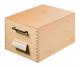 Boîte à fiches A6, pour 900 fiches, en bois naturel,image 1
