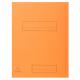 Paquet de 50 chemises SUPER 210 imprimées 2 rabats, coloris orange,image 1
