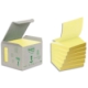 Lot de 6 blocs 100 notes adhésives Z-Notes Recyclées, 76x76 mm, jaune,image 1