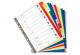 Intercalaires Jan-Déc 12 positions, format A4 Maxi, en polypro souple, coloris assortis (6),image 1