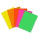 Paquet filmé de 100 feuilles de papier Affiche fluo, 90 g/m², A4, coloris assortis (5 teintes),image 1