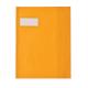 Protège-cahier SMS, 17x22, en PVC 12/100e, coloris orange,image 1