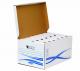 Container à archives Flip Top Bankers Box Basic, coloris blanc/bleu,image 3