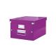 Boîte de rangement Click & Store, format A4, en PP, coloris violet,image 1