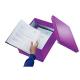 Boîte de rangement Click & Store, format A4, en PP, coloris violet,image 2