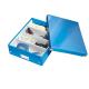 Boîte de rangement Click & Store Wow, moyen format avec compartiments, coloris bleu métallique,image 2