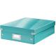 Boîte de rangement Click & Store Wow, moyen format avec compartiments, coloris menthe glacée,image 1