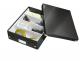 Boîte de rangement Click & Store, moyen format avec compartiments, en PP, coloris noir,image 2