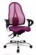 Siège de bureau Sitness 15, avec accoudoirs réglables, revêtements tissu et résille, coloris violet,image 1