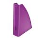 Porte-revues Wow, dos de 65 mm, en PS, coloris violet,image 1