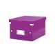 Boîte de rangement Click & Store, format A5, en PP, coloris violet,image 1
