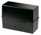 Boîte à fiches DIN A5, avec couvercle, pour 450 fiches, coloris noir,image 1