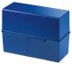 Boîte à fiches DIN A5, avec couvercle, pour 450 fiches, coloris bleu,image 1