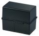 Boîte à fiches DIN A7, avec couvercle, pour 300 fiches, coloris noir,image 1
