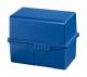 Boîte à fiches DIN A8, avec couvercle, pour 200 fiches, coloris bleu,image 1