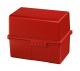 Boîte à fiches DIN A8, avec couvercle, pour 200 fiches, coloris rouge,image 1