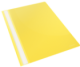 Boîte de 25 chemises à lamelles Vivida, en polypro, dessus transparent, dos et dessous jaune,image 1