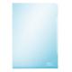 Boîte de 100 pochettes-coin A4, en PVC transparent 150µ, coloris bleu,image 1