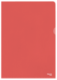 Boîte de 100 pochettes coin, format A4, en PP grainé 110µ, rouge,image 1
