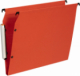 Pack de 10 dossiers suspendus LMG VisioPlus PP, pour armoire, fond de 15, coloris orange,image 1