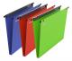 Pack de 10 dossiers suspendus VMG VisioPlus PP, pour tiroirs, fond de 15, coloris assortis (3),image 1