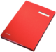 Parapheur 20 compartiments, en carton rigide, coloris rouge,image 1