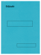 Boîte de 100 sous-dossiers pour dossiers suspendus, kraft 160 g/m², coloris bleu,image 1