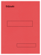 Boîte de 100 sous-dossiers pour dossiers suspendus, kraft 160 g/m², coloris rouge,image 1
