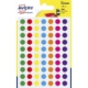 Etui de 420 pastilles adhésives, diamètre 8 mm, coloris assortis (6 feuilles / cdt),image 1