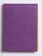 Porte-bloc Rhodiarama violet format 95x130, en simili cuir, avec porte-crayon + bloc N°12 quadrillé 5x5,image 1