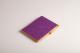 Porte-bloc Rhodiarama violet format 95x130, en simili cuir, avec porte-crayon + bloc N°12 quadrillé 5x5,image 2