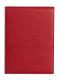 Porte-bloc Rhodiarama coquelicot format 95x130, en simili cuir, avec porte-crayon + bloc N°12 ligné,image 1