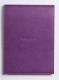 Porte-bloc Rhodiarama violet format 115x158, en simili cuir, avec porte-crayon + bloc N°13 quadrillé 5x5,image 1
