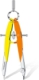 Compas Mars Comfort, jaune/orange + 1 étui de mine et pointe de rechange,image 2